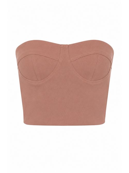 Top bustier strutturato in crêpe Patrizia Pepe | 2C1690 A737B885